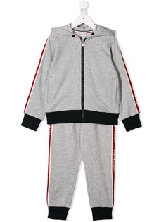 Moncler Kids спортивный костюм с логотипом и полосками