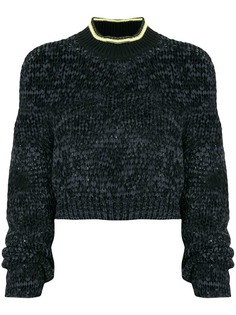 Alexander Wang укороченный трикотажный джемпер