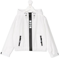 Msgm Kids куртка с капюшоном