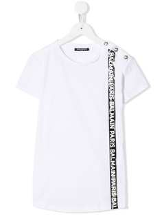 Balmain Kids футболка с логотипом