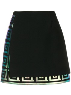 Versace Collection юбка мини А-образного силуэта с принтом