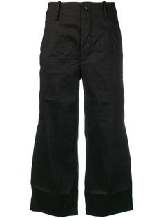 Uma Wang укороченные широкие брюки