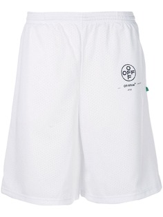 Off-White шорты с логотипом