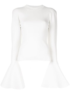 Solace London свитер Moritz с расклешенными манжетами