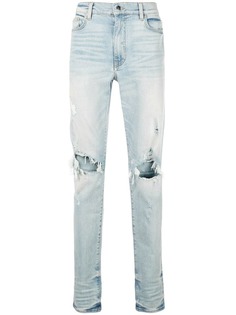 Amiri джинсы скинни с заниженной талией
