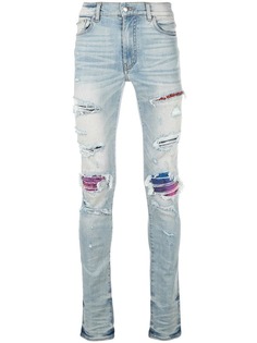 Amiri джинсы скинни с эффектом потертости