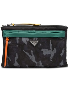 Prada камуфляжный клатч