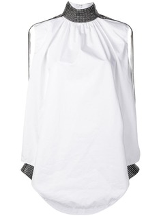 Christopher Kane блузка с рукавами с декором