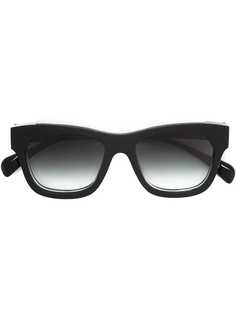 Marsèll солнцезащитные очки с кожаными вставками