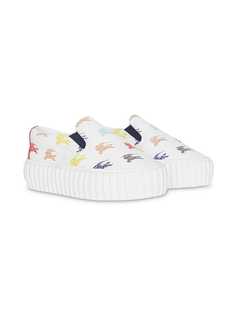 Burberry Kids EKD Leather Slip-on Sneakers