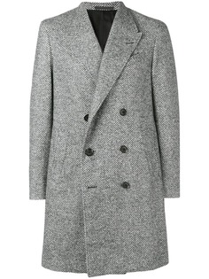 Caruso двубортное приталенное пальто