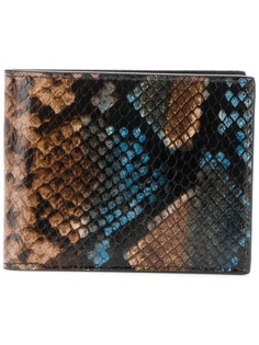 Etro snakeskin effect wallet