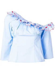 Vivetta топ с вышивкой в виде рук