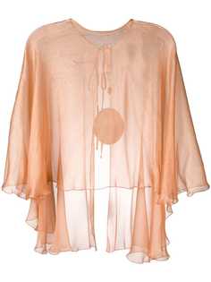 Maria Lucia Hohan кейп с эффектом металлик