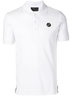 Philipp Plein рубашка-поло с планкой-логотипом