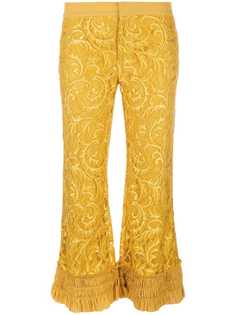 Alexis cropped lace trousers