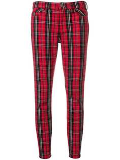 Current/Elliott брюки скинни в шотландскую клетку