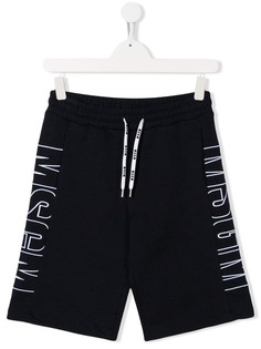 Msgm Kids спортивные шорты с логотипом