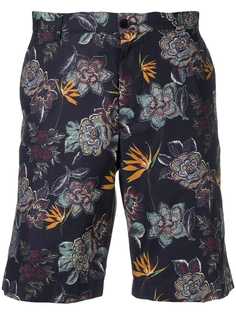 Etro шорты с цветочным принтом