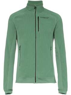Norrona ribbed detail fleece jacket
