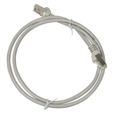 Кабель Патч-корд LANMASTER вилка RJ-45, вилка RJ-45, кат.5е, LSZH, 1м, серый [twt-45-45-1.0/s-gy]