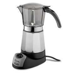 Кофеварка DELONGHI EMK 9, гейзерная, серебристый [132041002] Delonghi