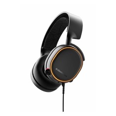 Наушники с микрофоном STEELSERIES Arctis 5 2019 Edition, мониторы, черный [61504]