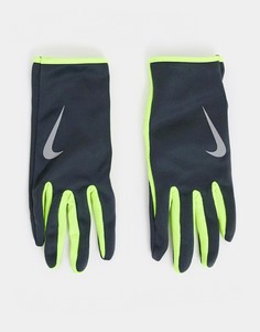 Серая шапка и перчатки Nike Running - Серый