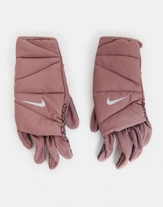 Фиолетовые стеганые перчатки Nike Running 2.0 - Фиолетовый