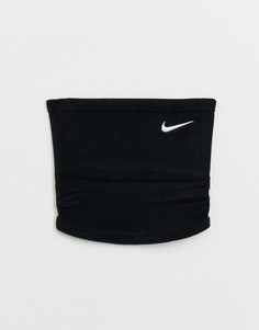 Черный флисовый шарф Nike Running - Черный