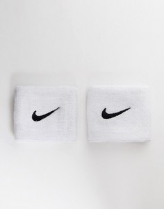 Белые напульсники с логотипом Nike Training - Белый