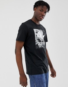 Черная футболка с логотипом Adidas Skateboarding - Черный