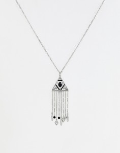 Ожерелье с бахромой Sacred Hawk - Серебряный