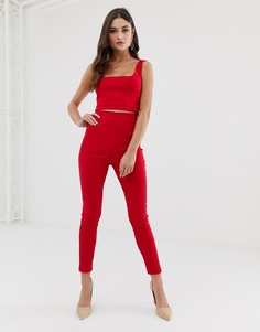 Красные комбинируемые брюки Vesper - Красный
