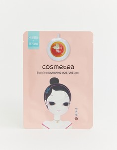 Увлажняющая и питательная маска-салфетка на основе черного чая Cosmetea - Бесцветный