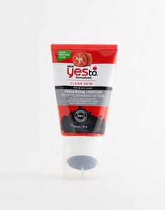 Глубоко очищающий скраб для лица с углем Yes To Tomatoes Detoxifying Charcoal Deep Cleansing Scrub - Бесцветный