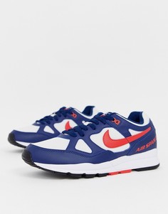 Синие кроссовки Nike Air Span II - Синий