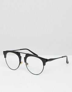 Черные очки в стиле ретро Jeepers Peepers - Черный