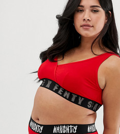 Хлопковый бралетт Savage x Fenty curvy - Красный