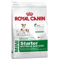 Сухой корм Royal Canin Mini Starter Mother & Babydog для щенков мелких пород до 2-х месяцев, беременных и кормящих собак 1кг (186010)