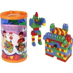 Конструктор Pilsan Luxurious Super Blocks №3 80 деталей в ведре (03-219)