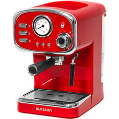 Рожковая кофеварка Oursson Кофеварка EM1505/RD (Красный)