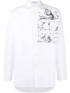 JW Anderson рубашка с принтом