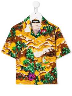 Dsquared2 Kids рубашка с гавайским принтом