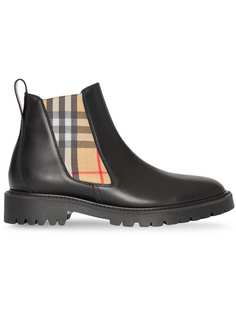 Burberry ботинки в клетку