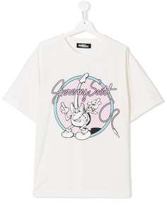 Jeremy Scott Junior TEEN guitar print T-shirt