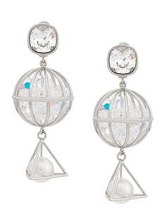 Atelier Swarovski серьги-подвески Nostalgia из коллаборации с Mary Katrantzou