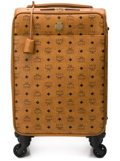MCM чемодан с принтом логотипов