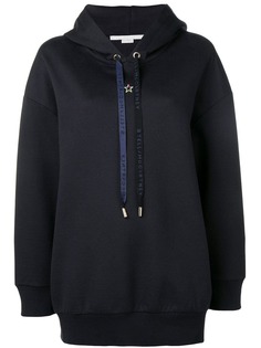 Stella McCartney толстовка с капюшоном на шнурке и логотипом