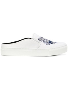 Kenzo слипоны с вышивкой тигра